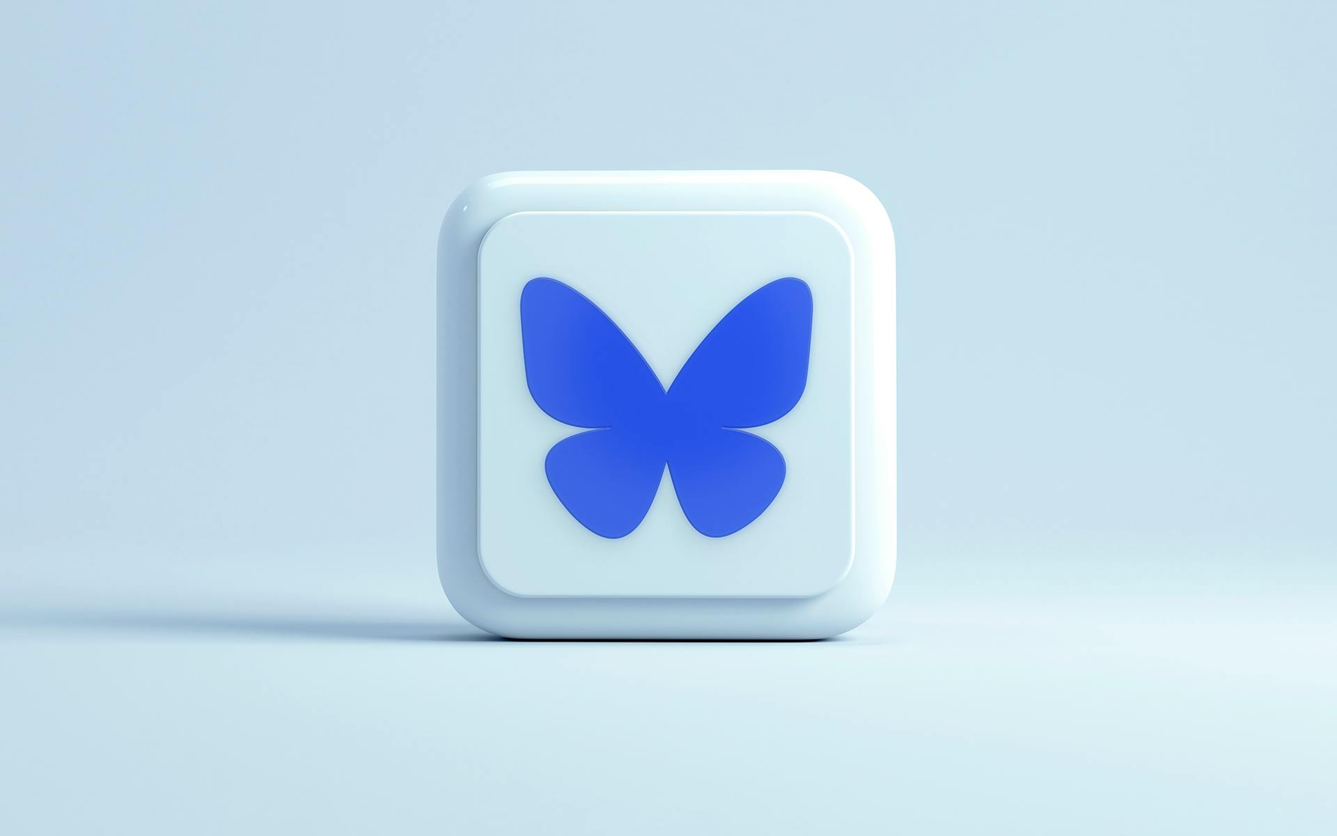 The Bluesky butterfly logo