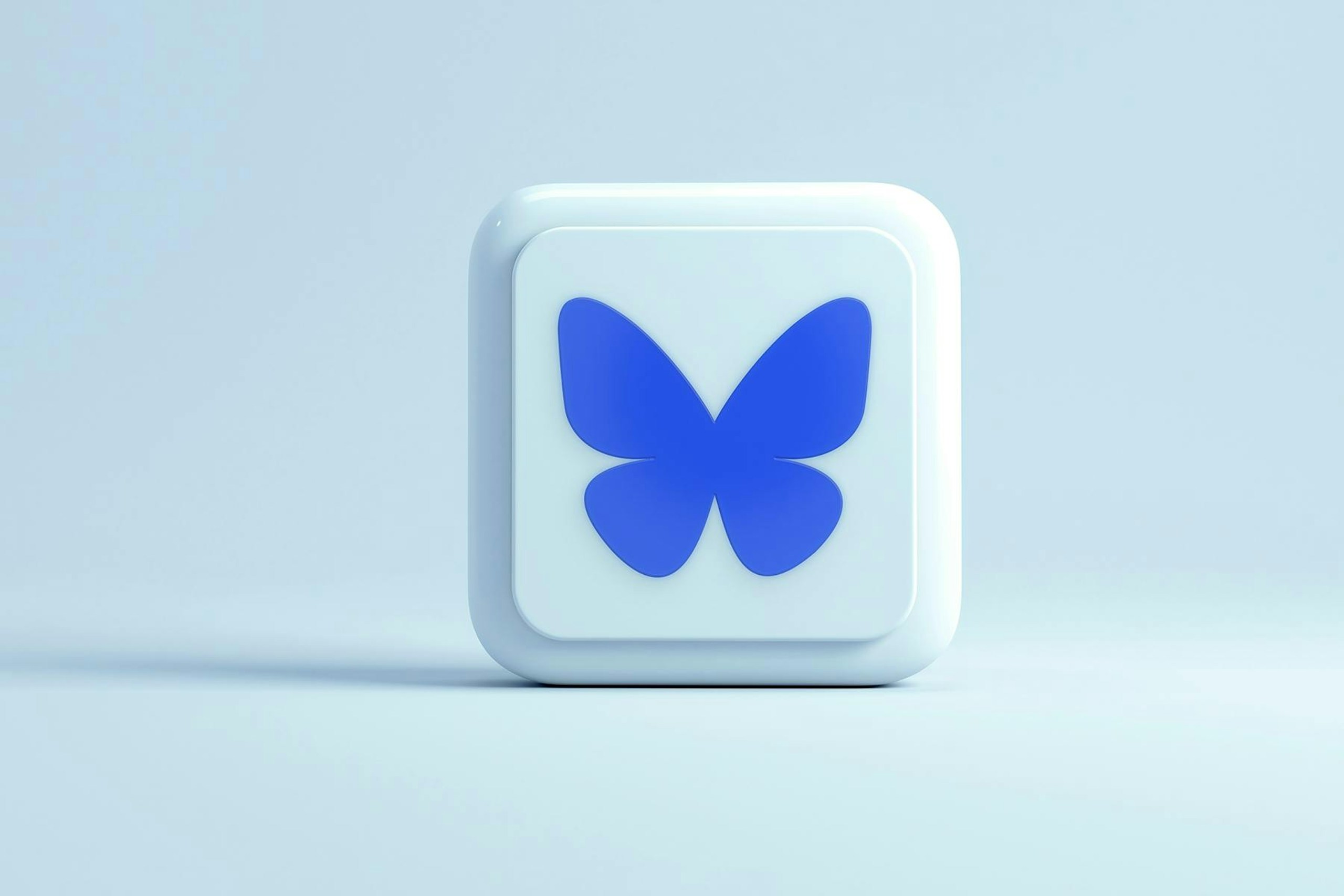 The Bluesky butterfly logo