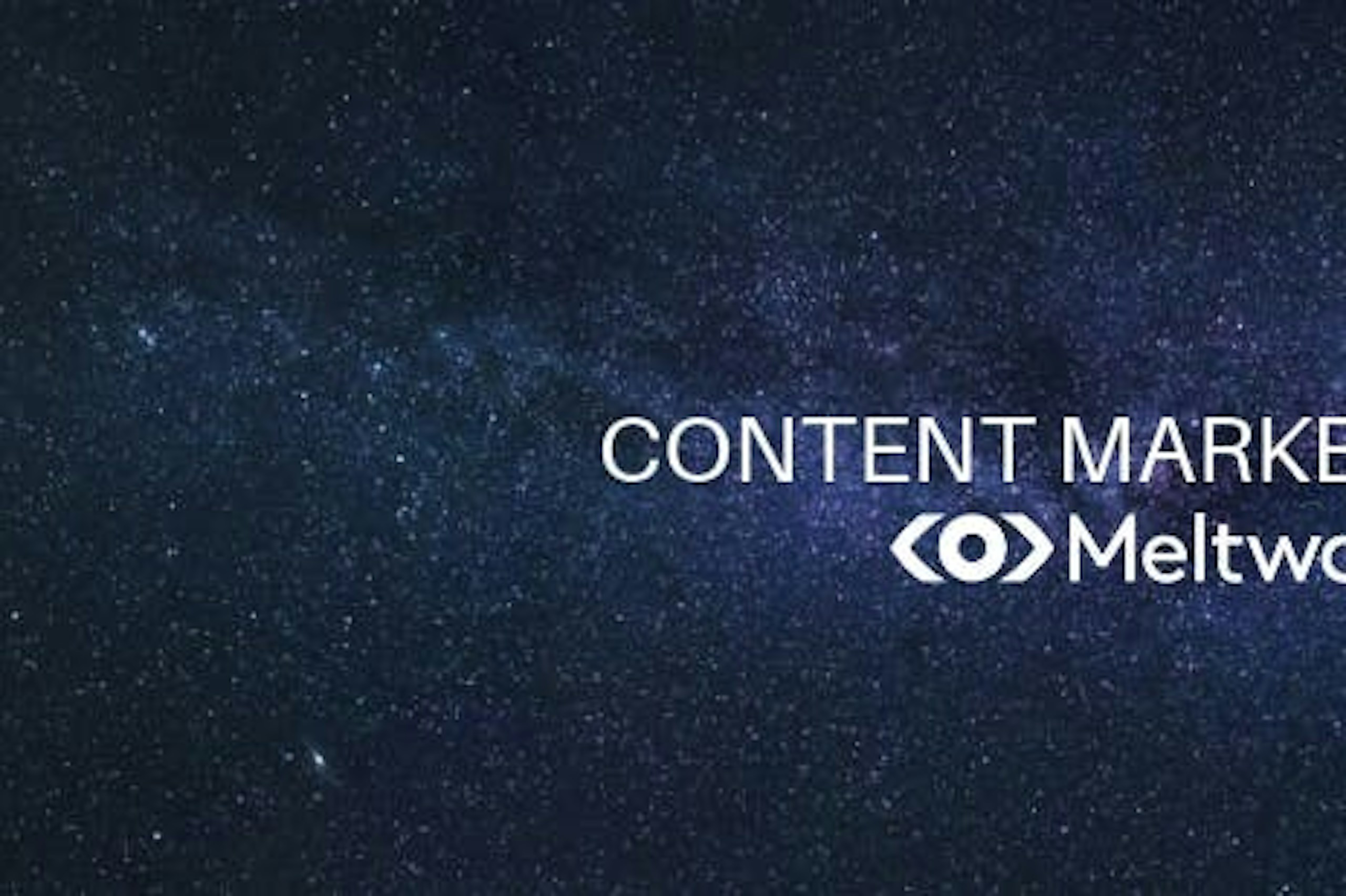 Content Marketing KPIs Meltwater vor Untiversum als Hintergrund