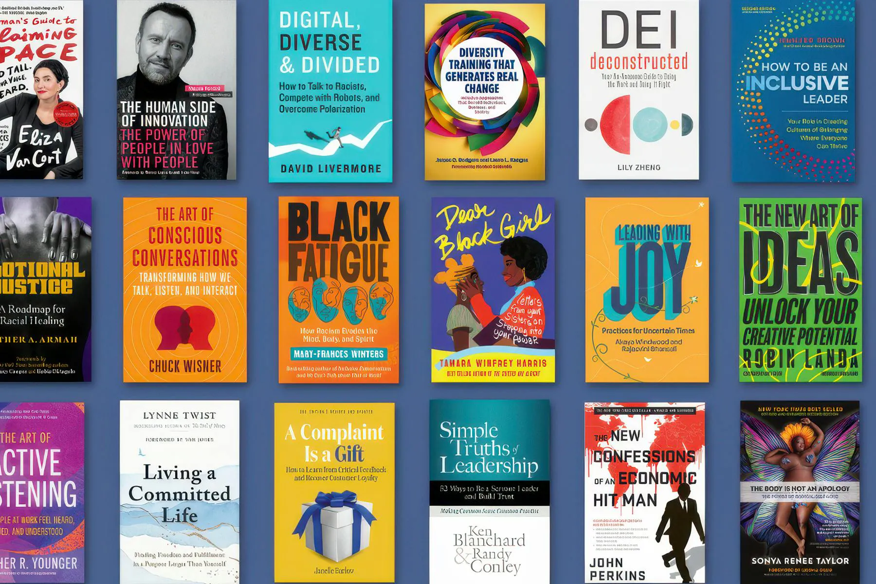 The covers of books published by Berrett-Koehler Publishers