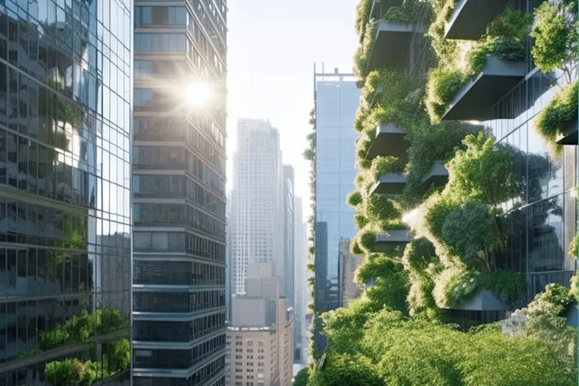 Photo of a sustainable city