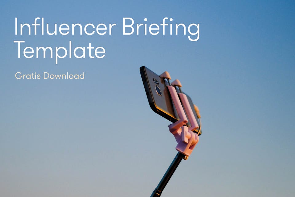 Influencer briefing template