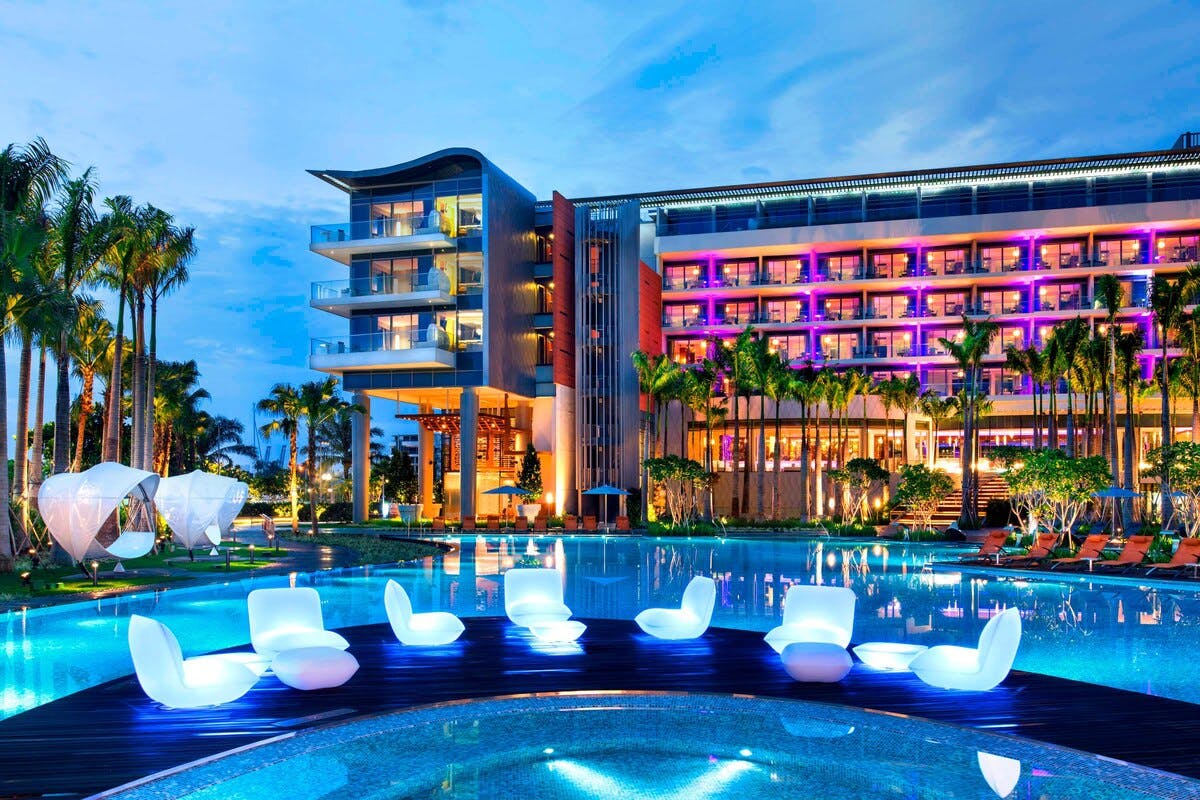 Photo of a fancy modern W Hotel