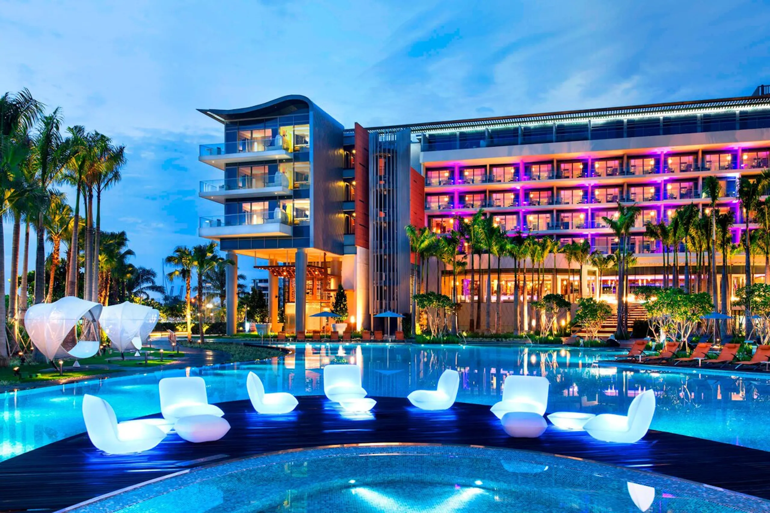 Photo of a fancy modern W Hotel