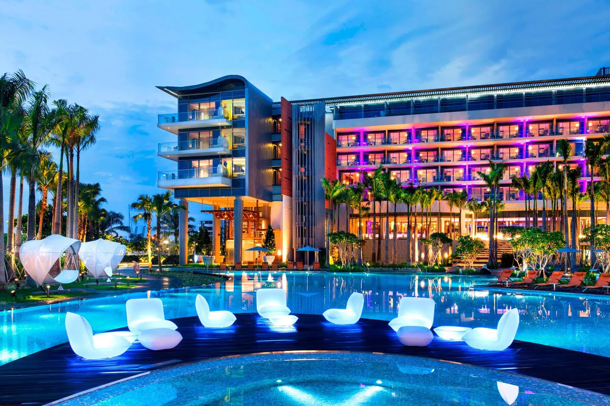 Photo of a fancy modern W Hotel
