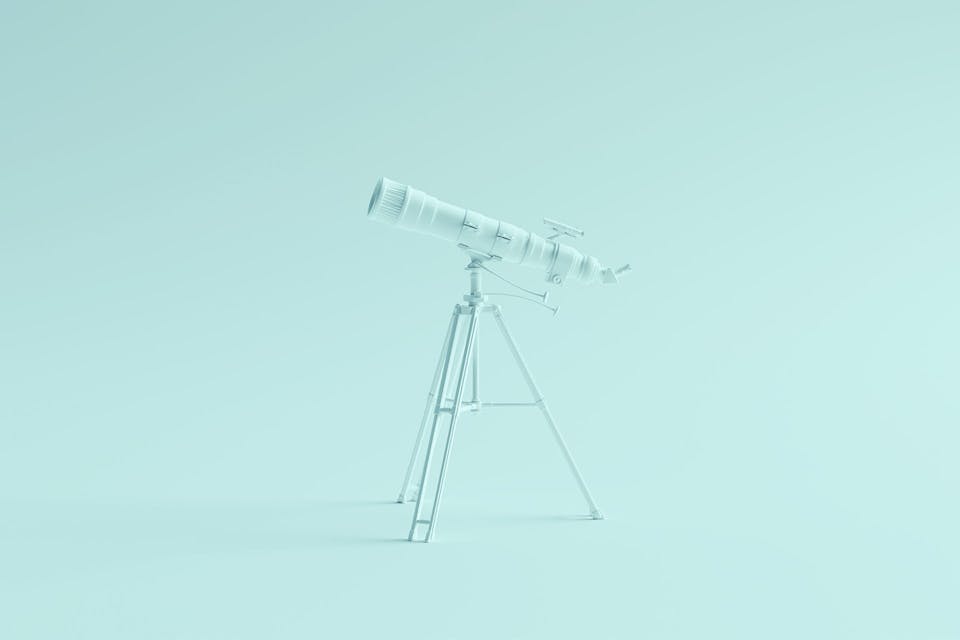 Foto von einem Teleskop zur Markenüberwachung