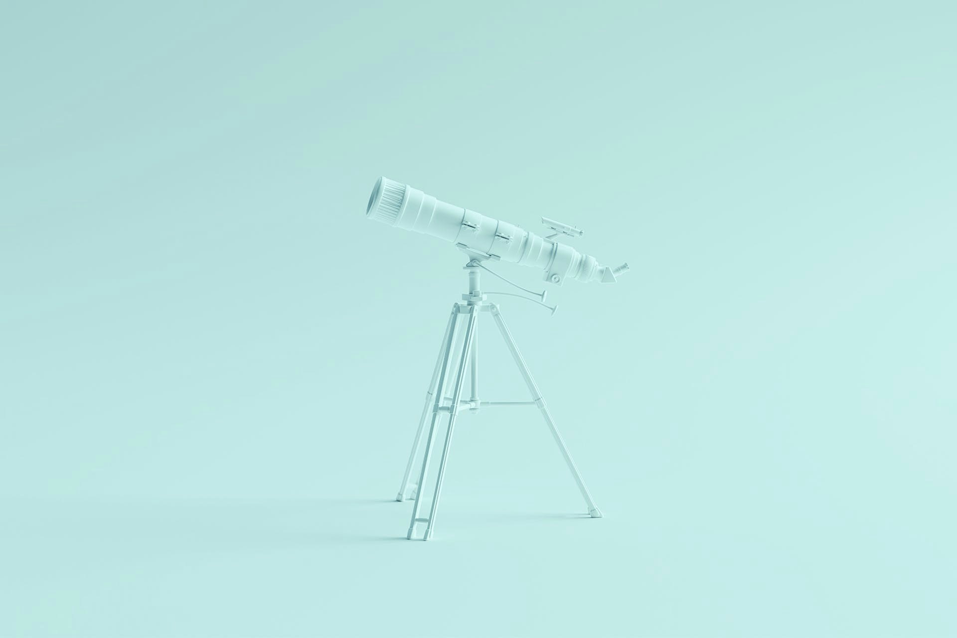 Foto von einem Teleskop zur Markenüberwachung