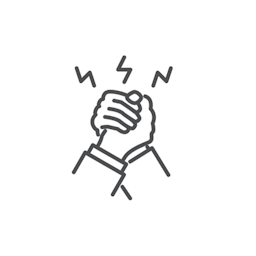 hand shake teamwork icon