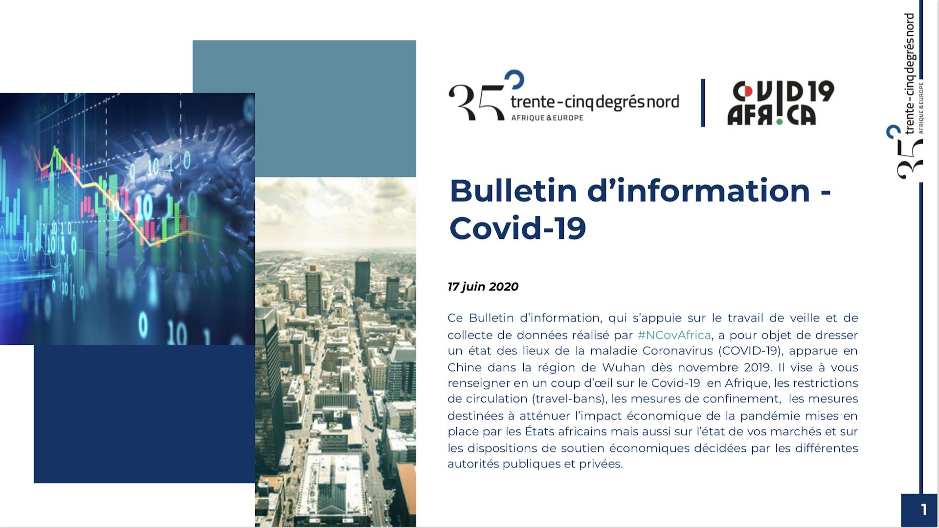 bulletin d'information COVID-19 de 35°Nord