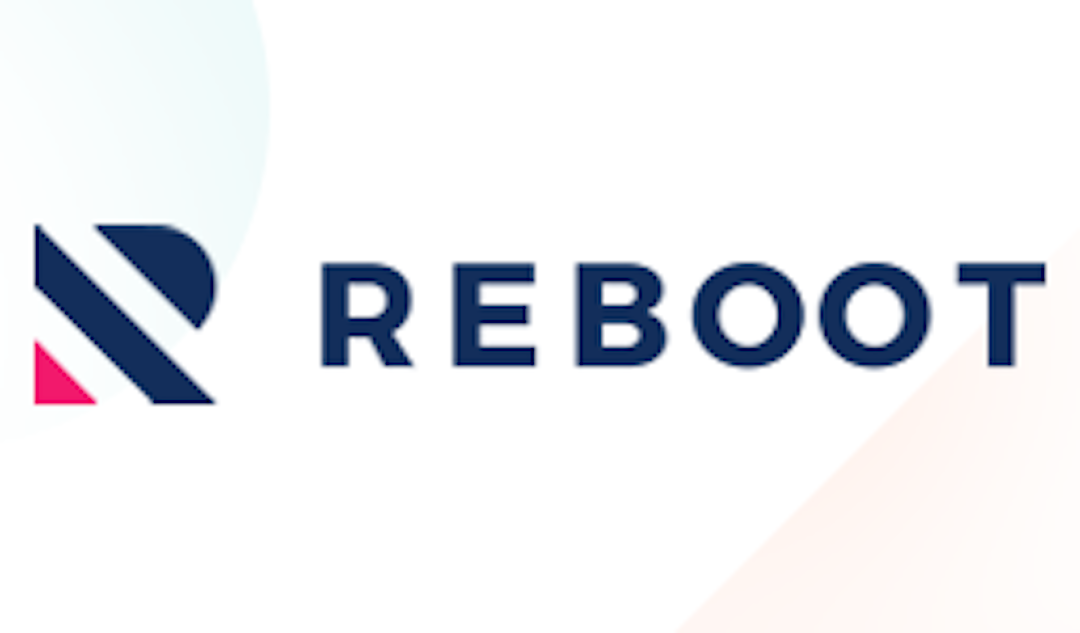 The Reboot logo for a Meltwater customer story