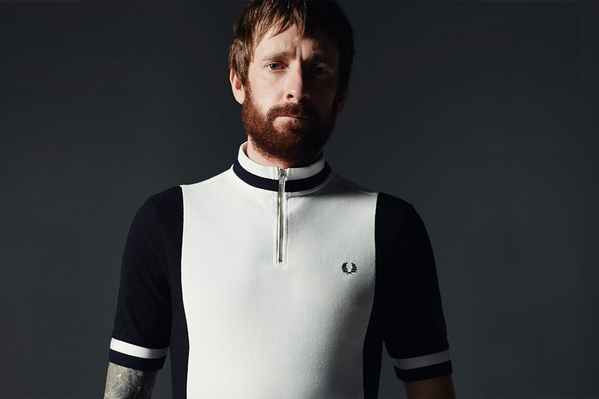 Photo of a male Fred Perry model