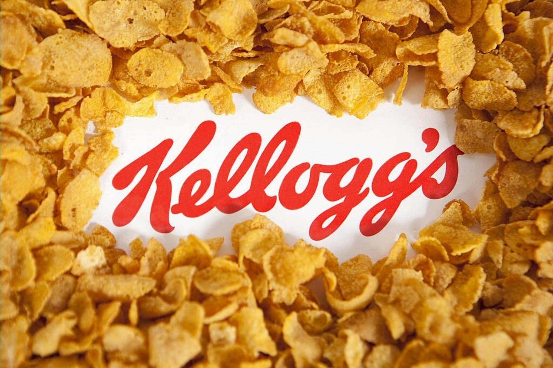 Kellogg's Logo mit Cornflakes