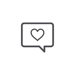 heart message icon