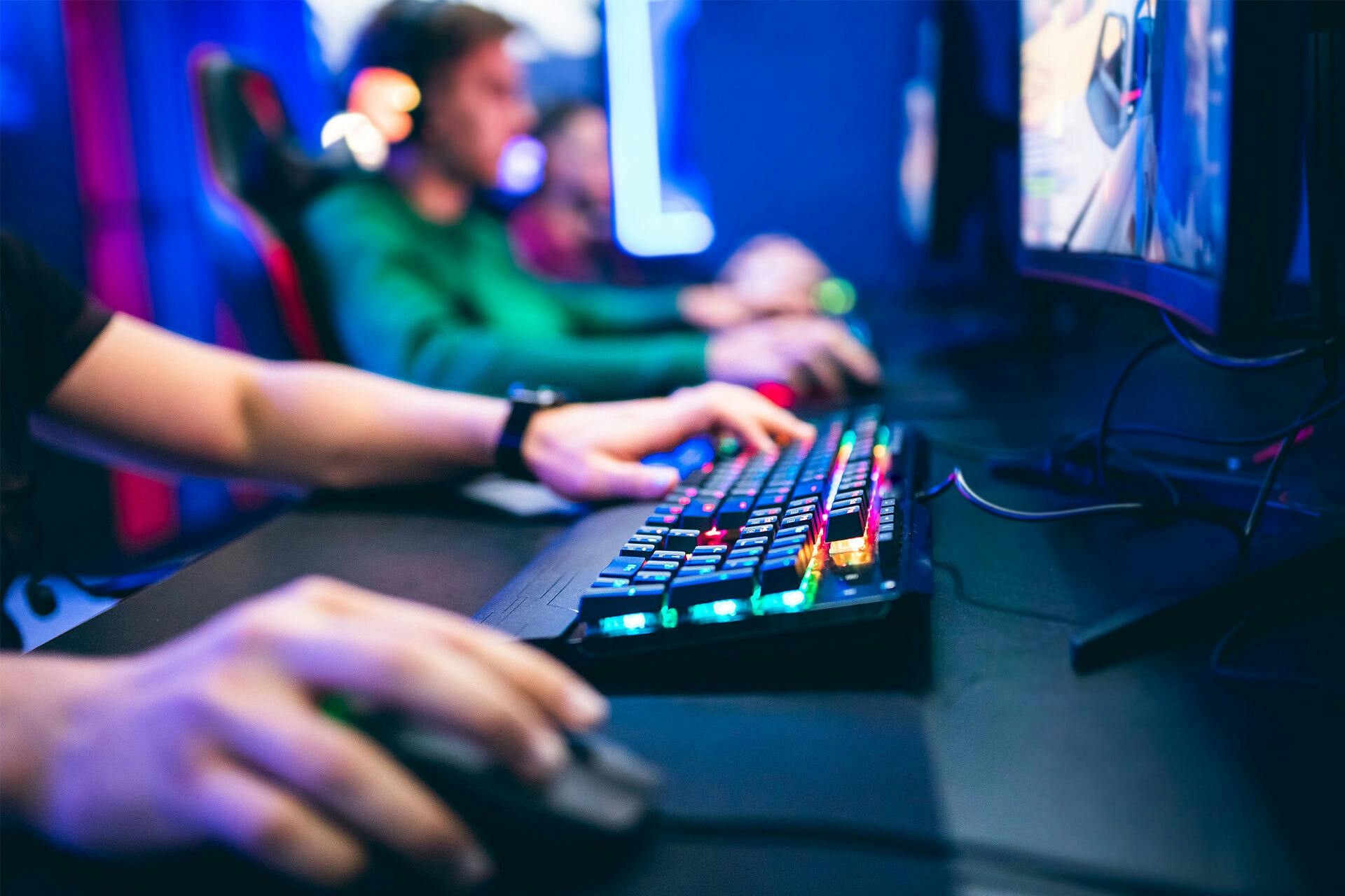 Photo of a person gaming