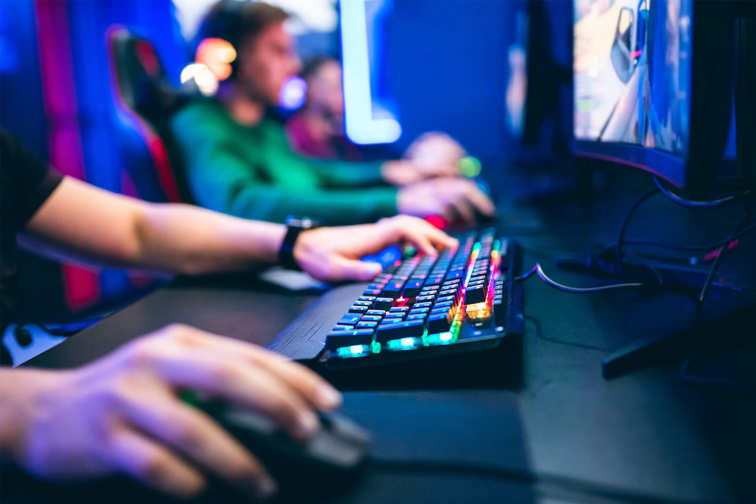 Photo of a person gaming