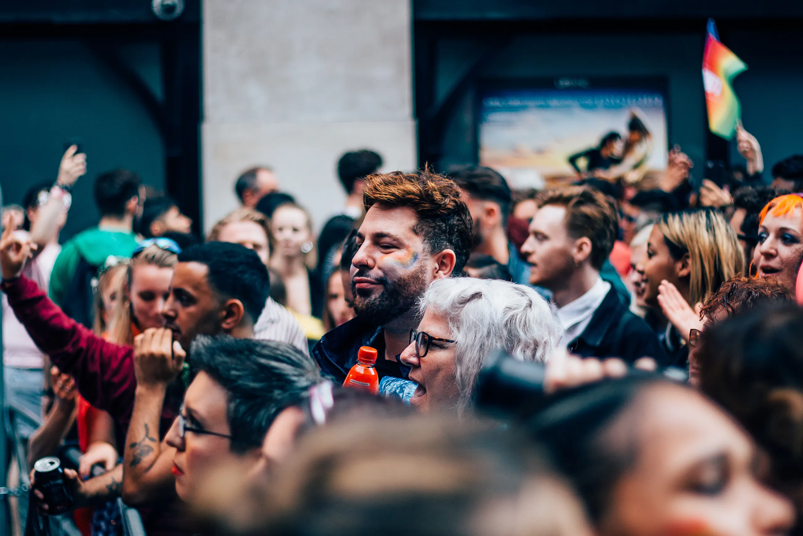 Photo of people partying during the Pride In London event