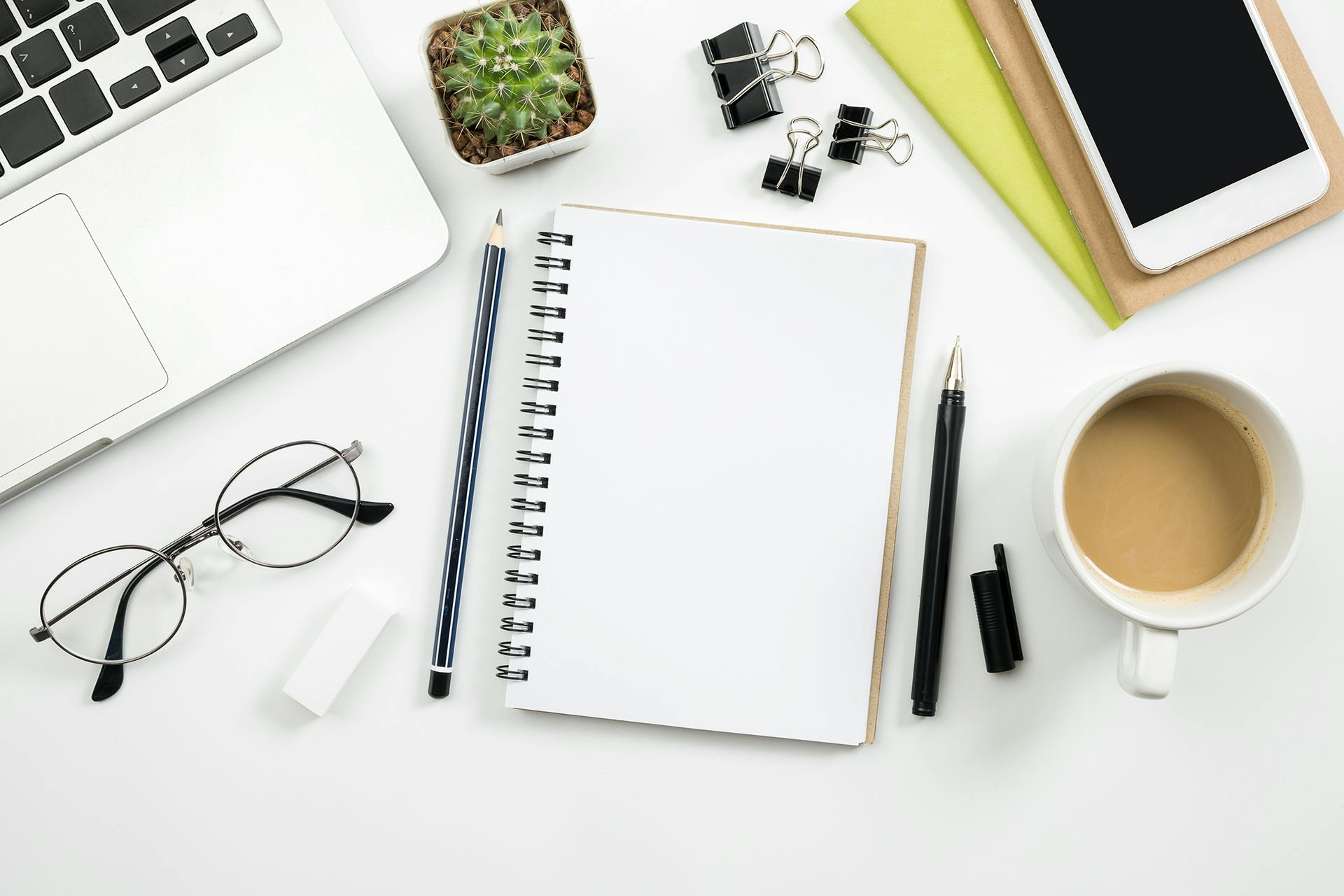 Photo of work utensils on a table