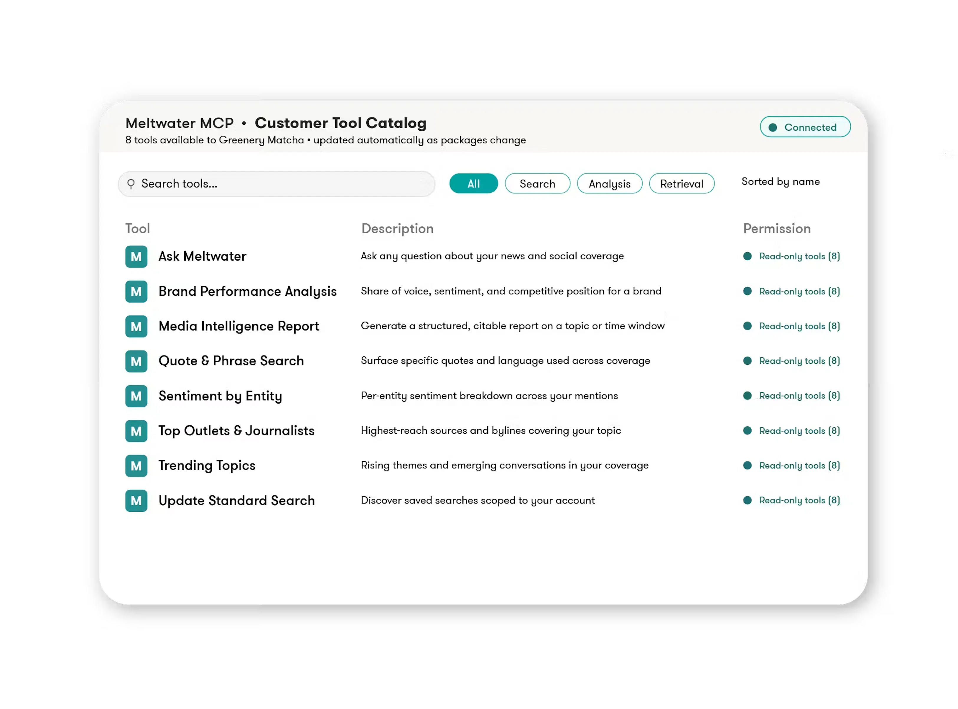 mcp tool catalog