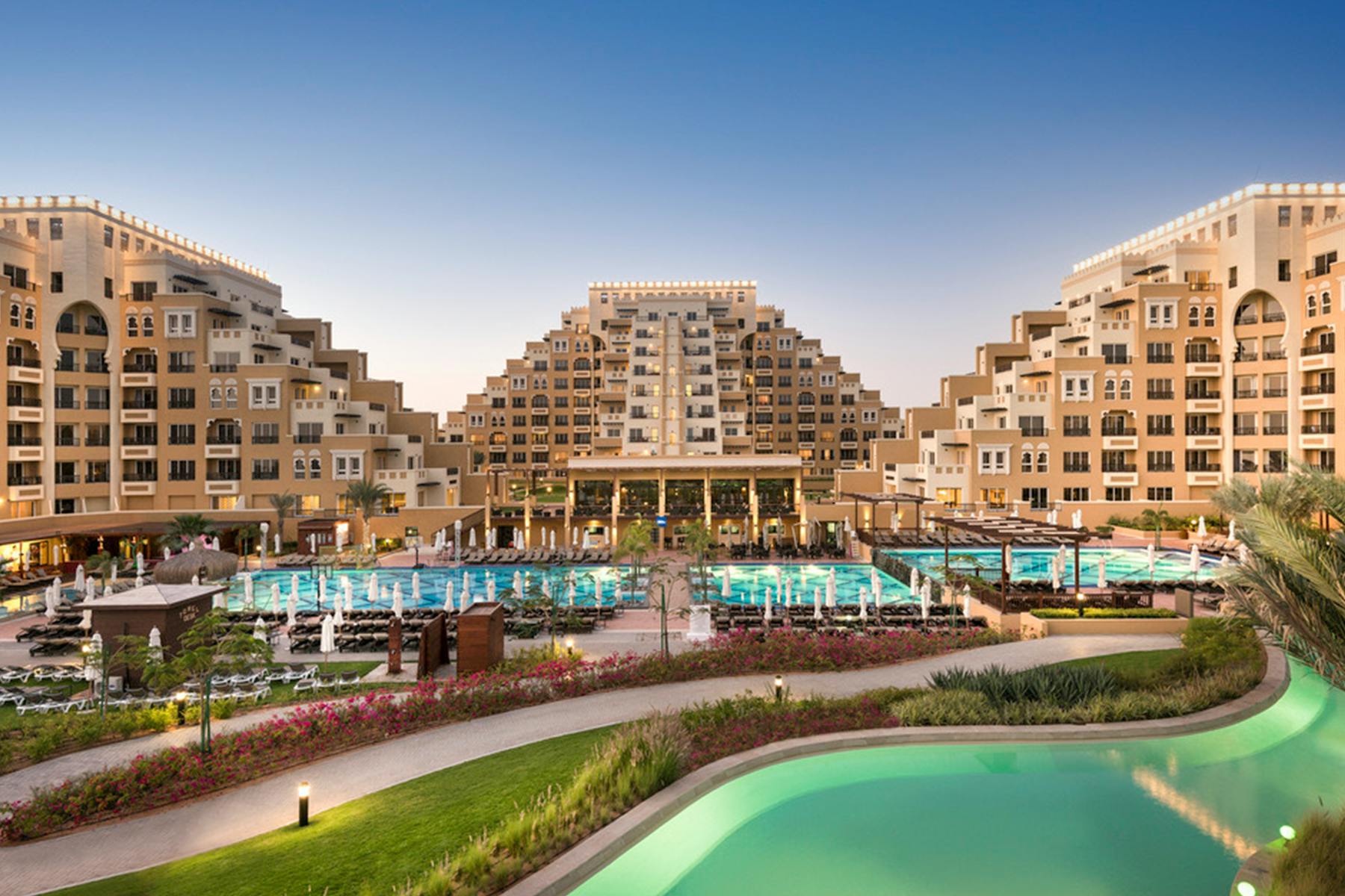 A photo of the Rixos Bab Al Bahr resort in the UAE for a customer story about how Rixos Hotels uses Meltwater for PR.