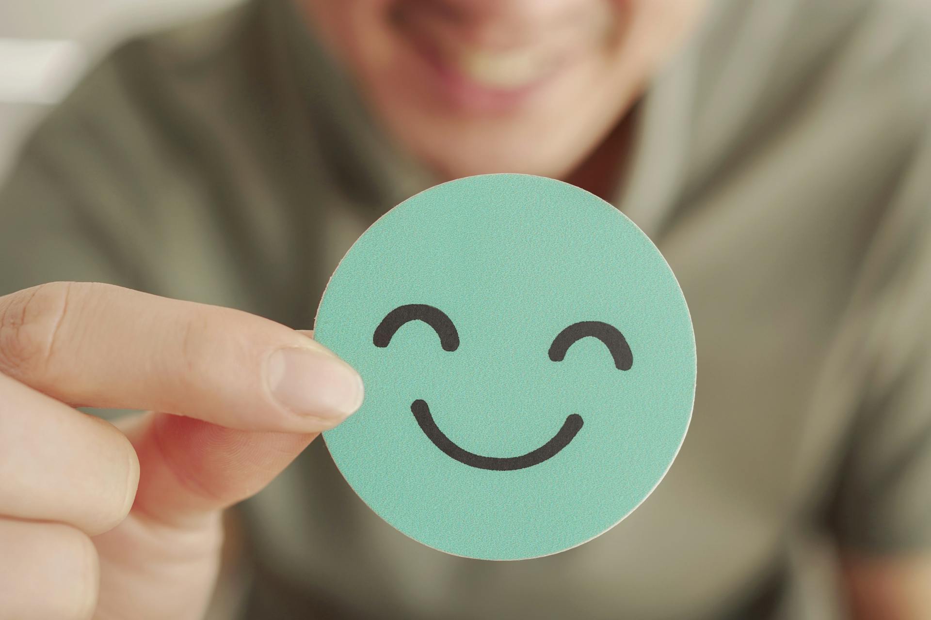 Emoji smile sticker
