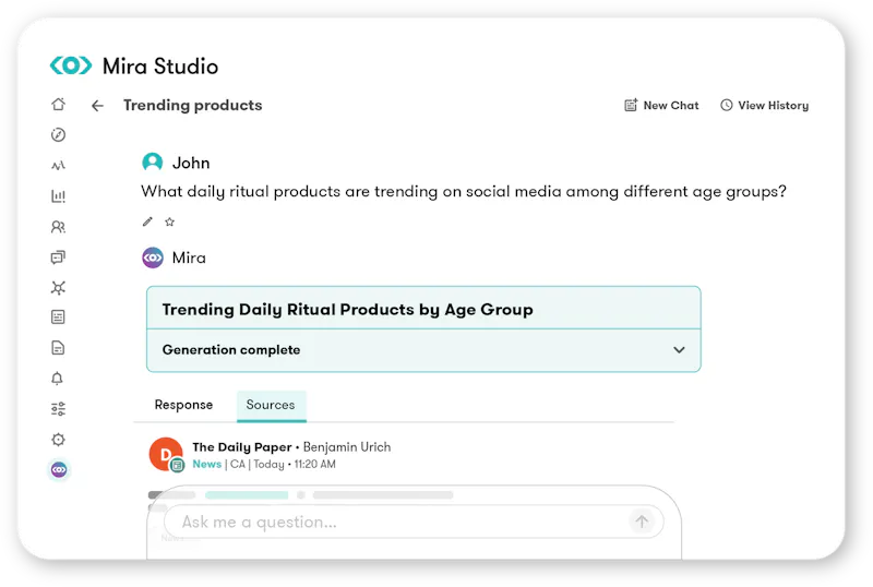 Meltwater dashboard showing media intelligence analytics