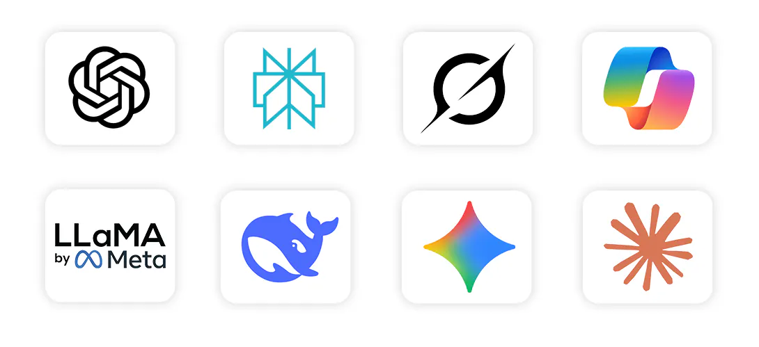 genai lens llm monitoring logos