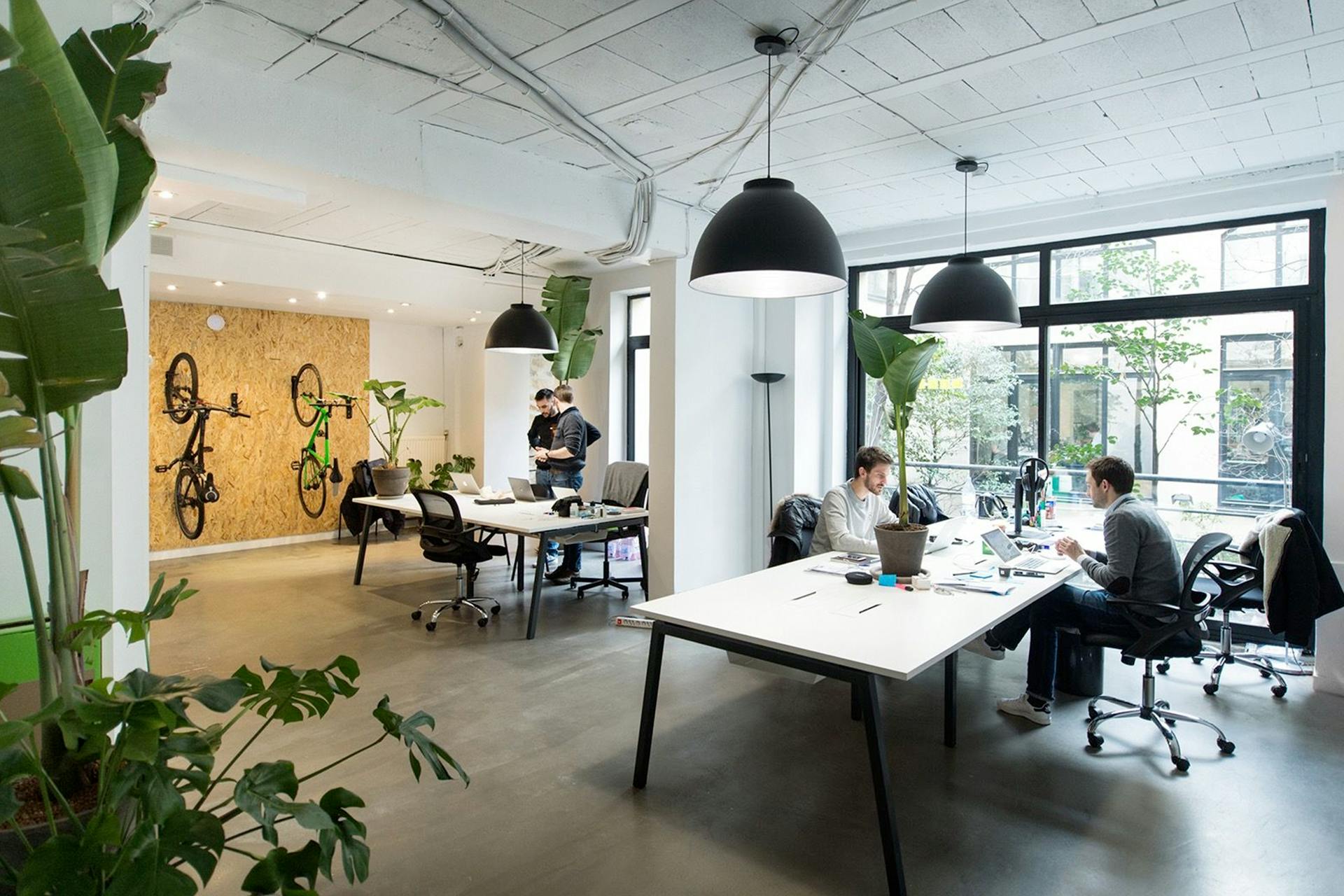 Photo of a modern fancy office