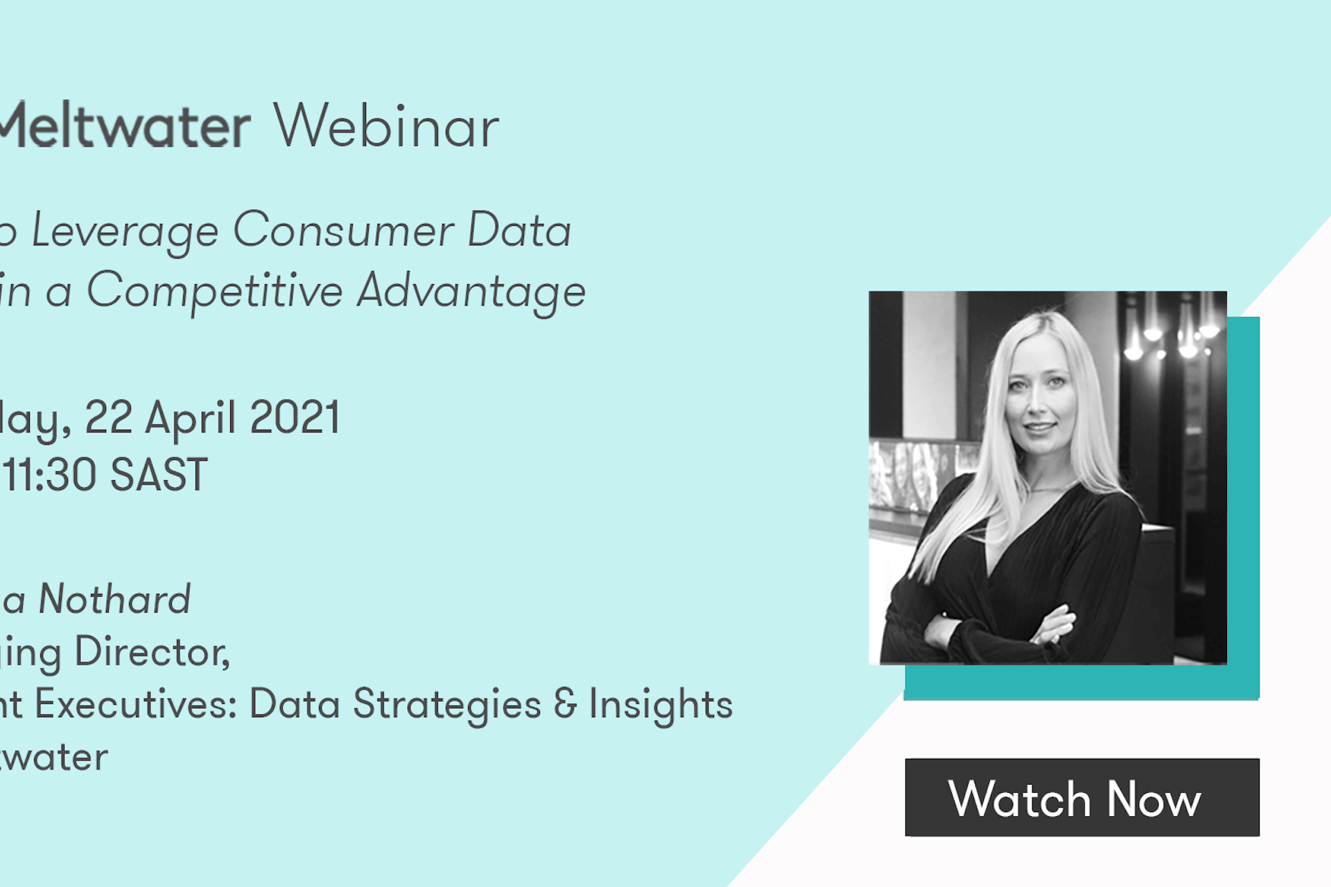 Webinar banner how to leverage consumer data to gain a competitive advantage