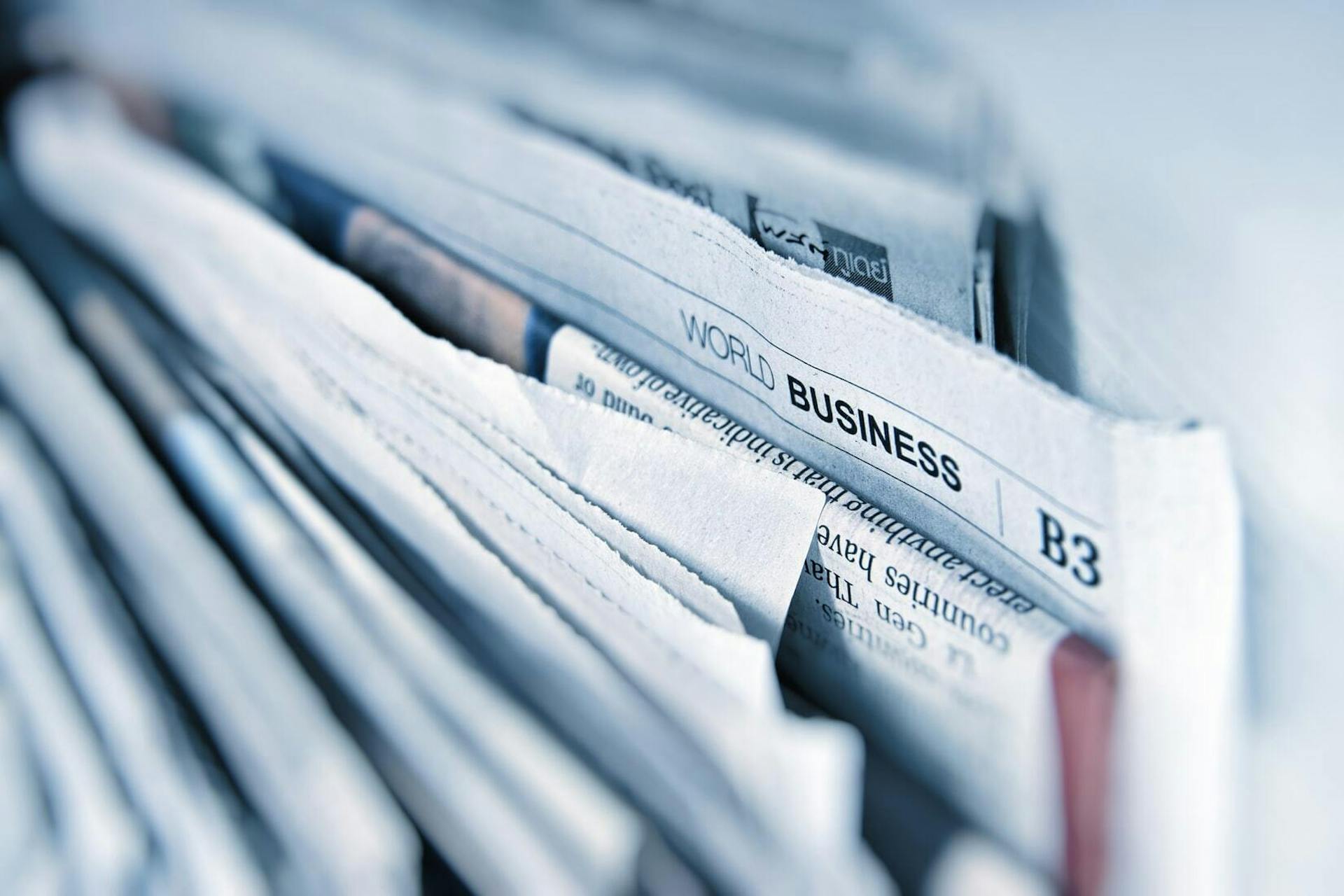 Photo newspaper stack