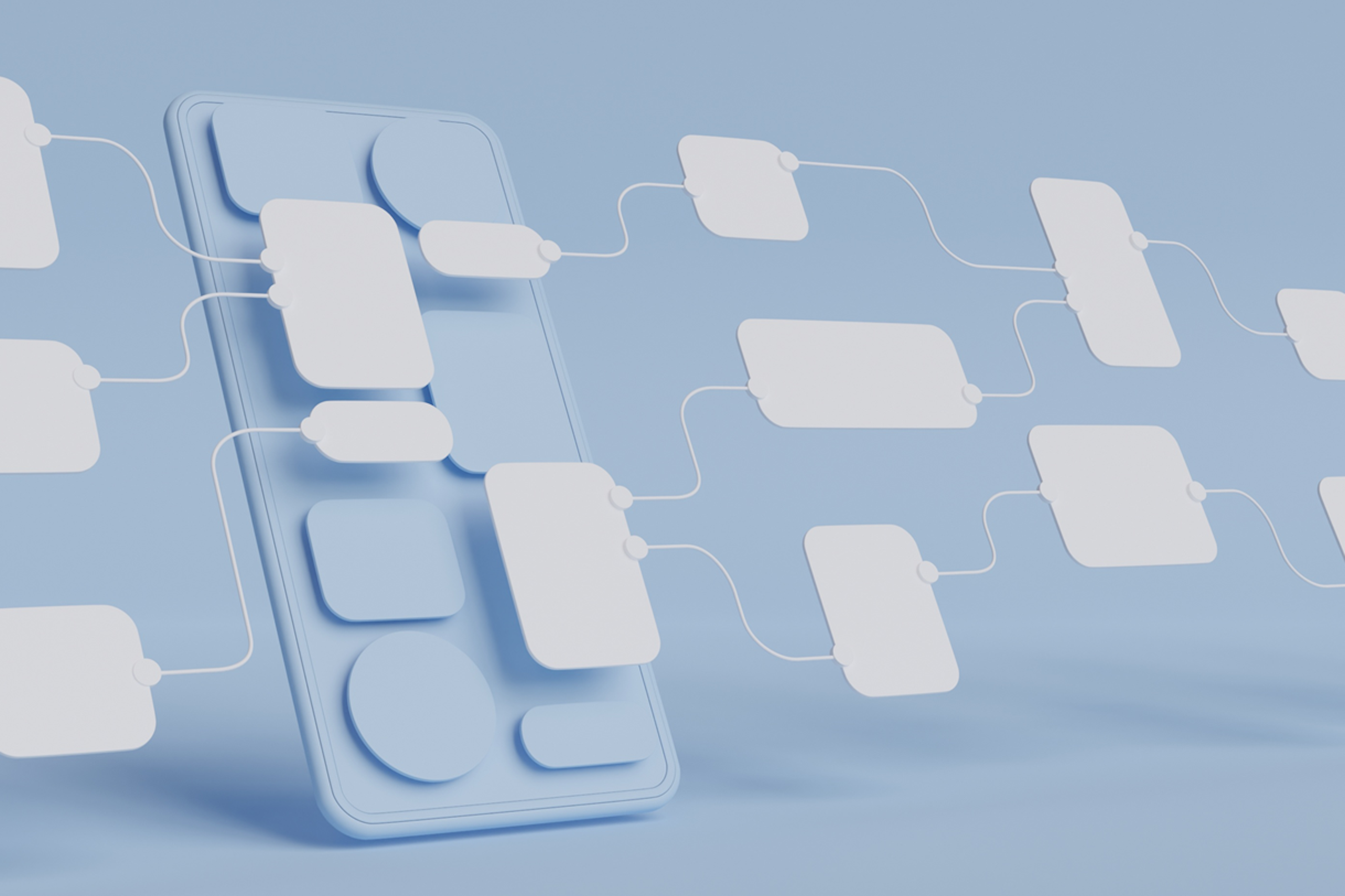Illustration d'un type de structure de données avec plusieurs nœuds de données. Introduction aux principes fondamentaux du blog sur les structures de données