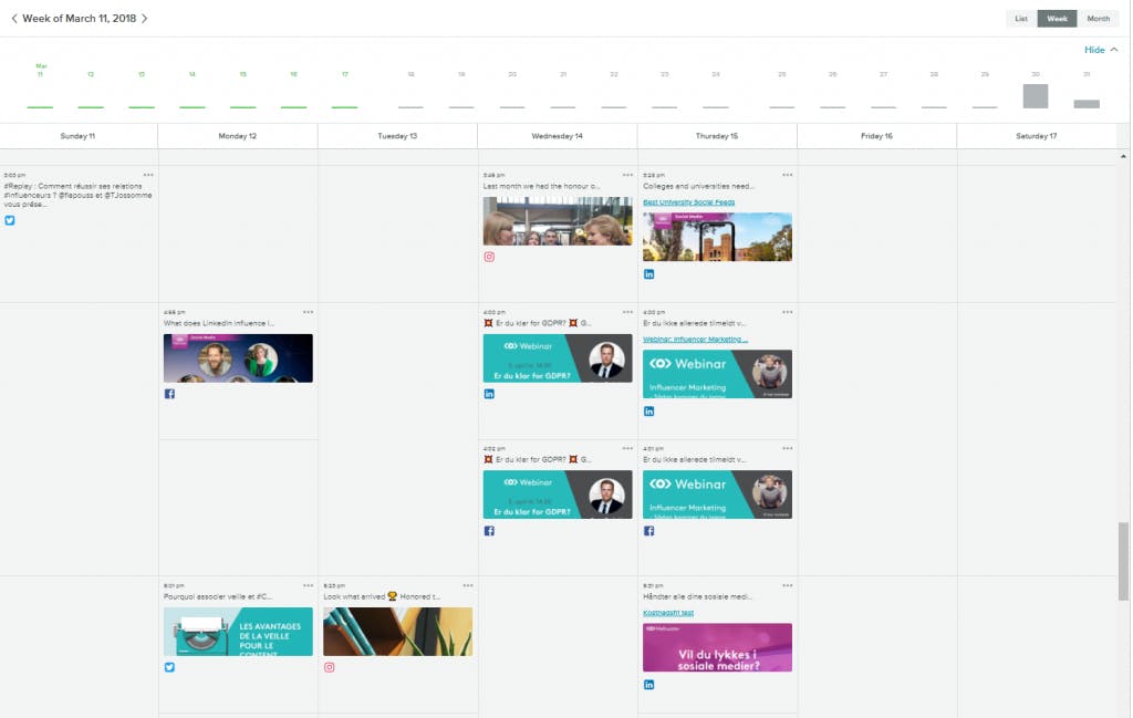 editorial calendar