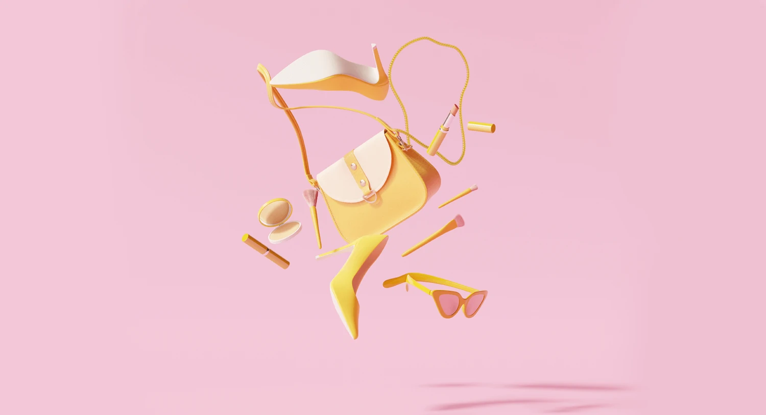 illustration of fashion items to showcase consumer insights for fashion
