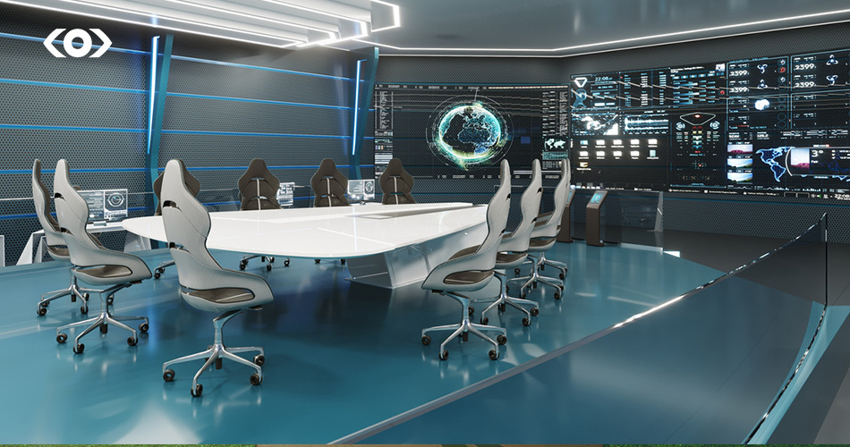 Futuristic command centre