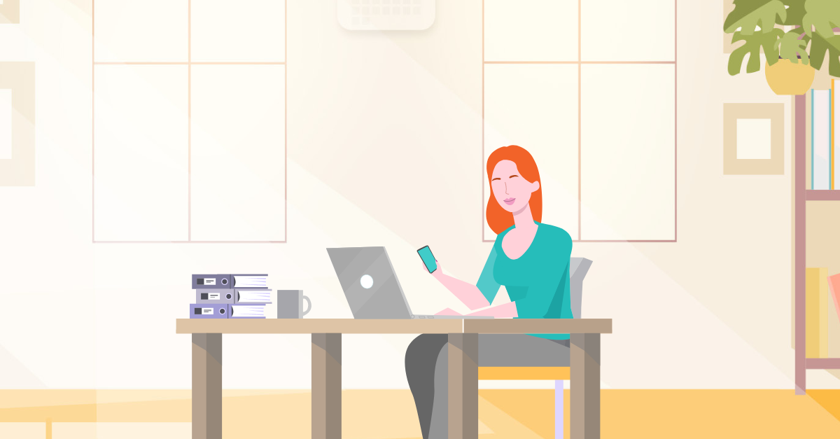 Une responsable RP qui travaille 