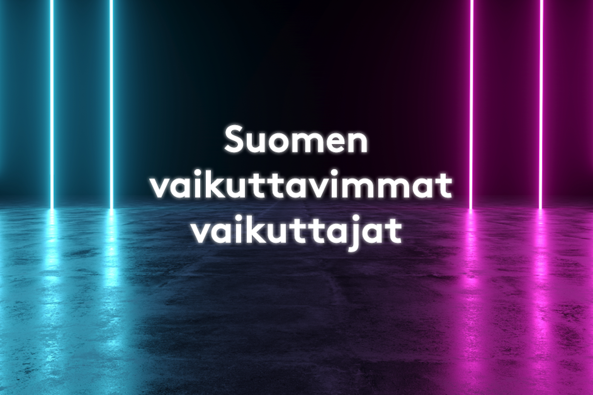 "Suomen vaikuttavimmat vaikuttajat" -listaus