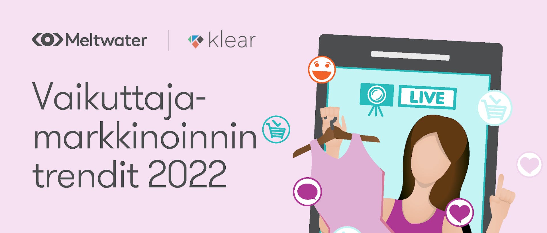 Finnish cover image of the State of Influencer Report 2022