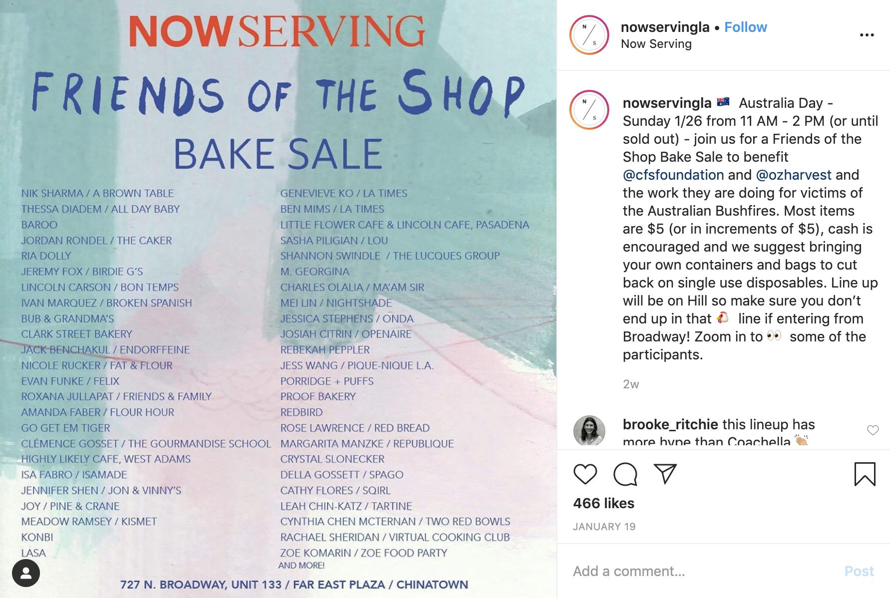 Now Serving influencer strategy