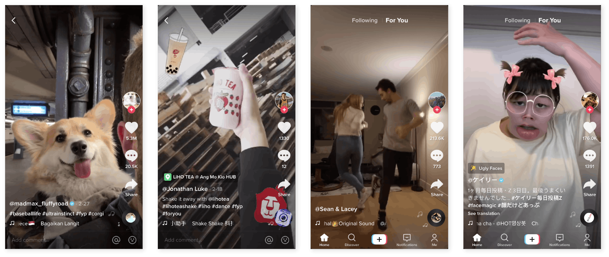 Tiktok Screenshots Ideen