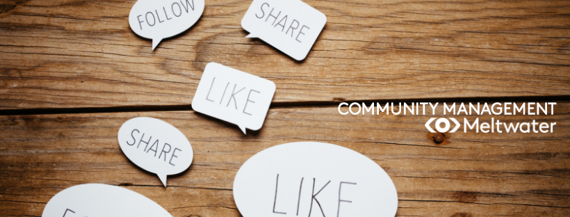 Follow Share Like Sprechblasen Community Management