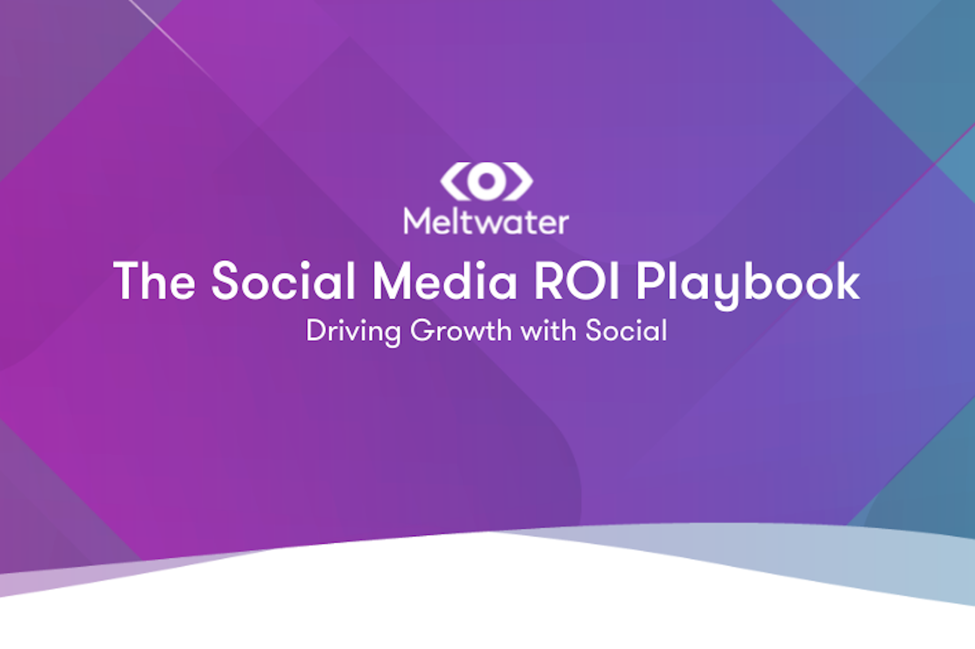 Header image for The Meltwater Social Media ROI Playbook - Driving Growth with Social