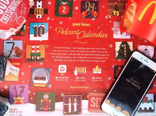 McDonald's advent AR campaign 2016