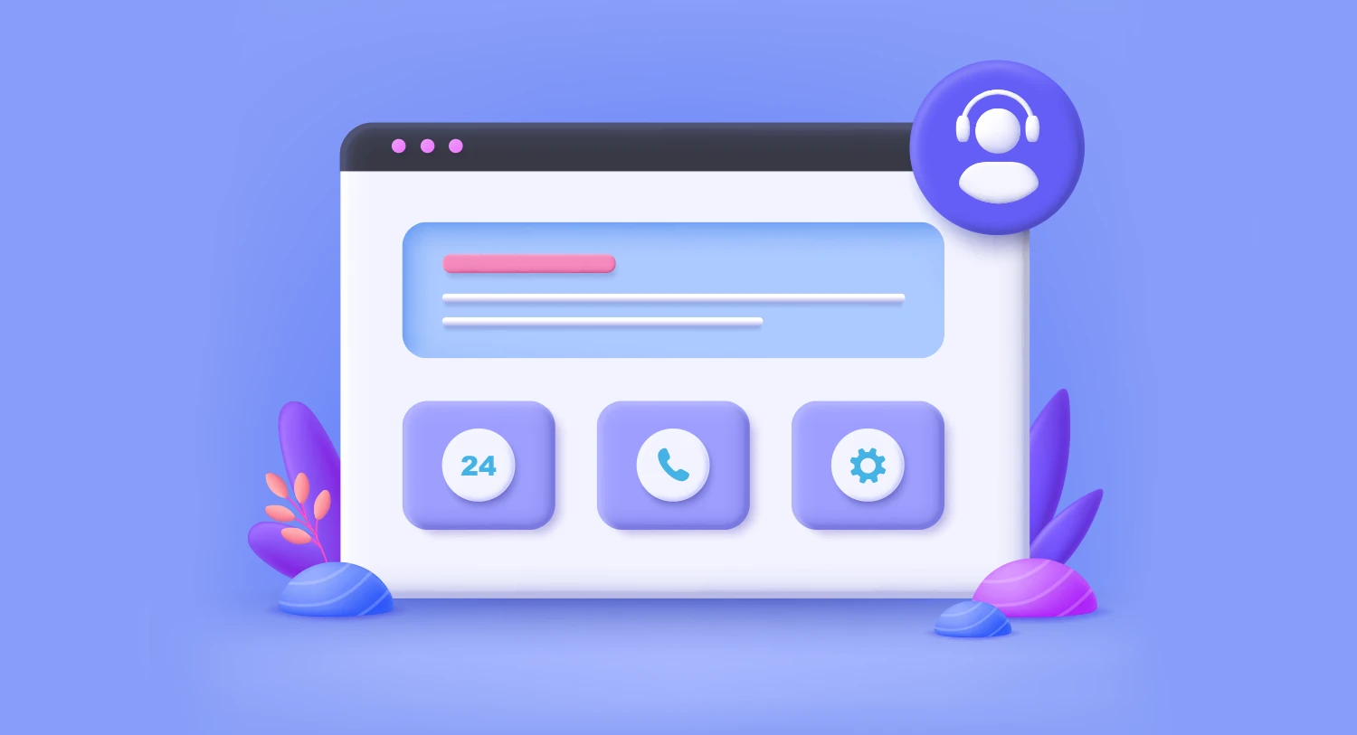 customer experience dashboard illustration