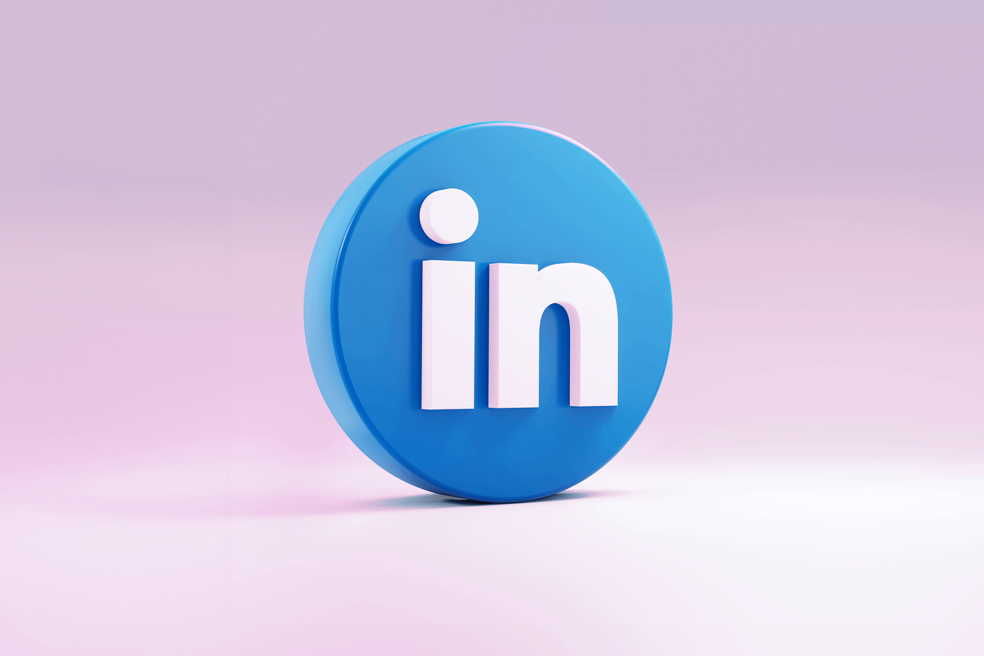3D illustration of the LinkedIn logo for our blog with the Top Influencer Marketing Certificates To Add to your LinkedIn profile