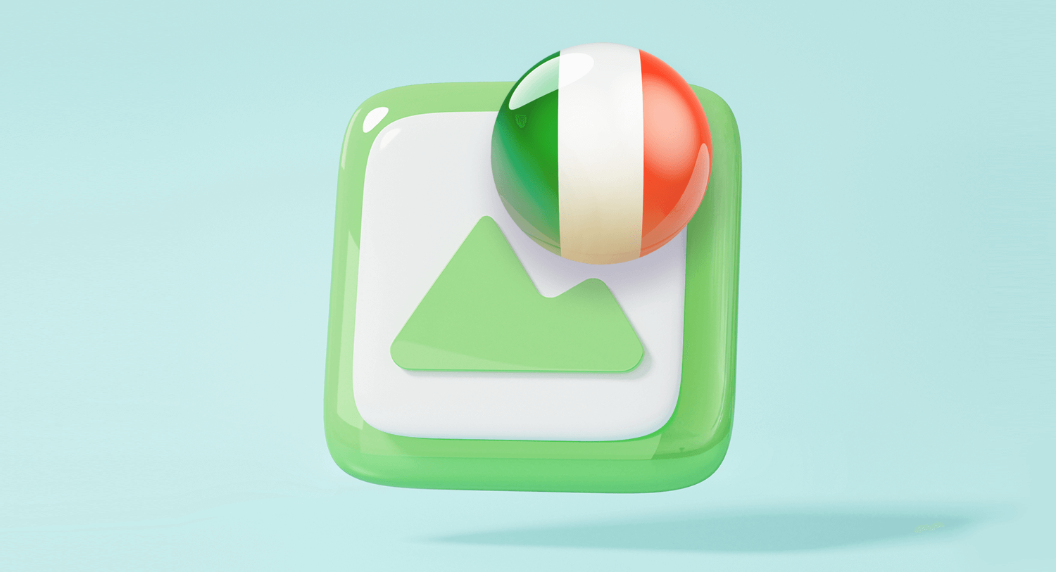 3D illustration of the Irish flag in front of a media item as the title image for our blog about the media landscape in ireland