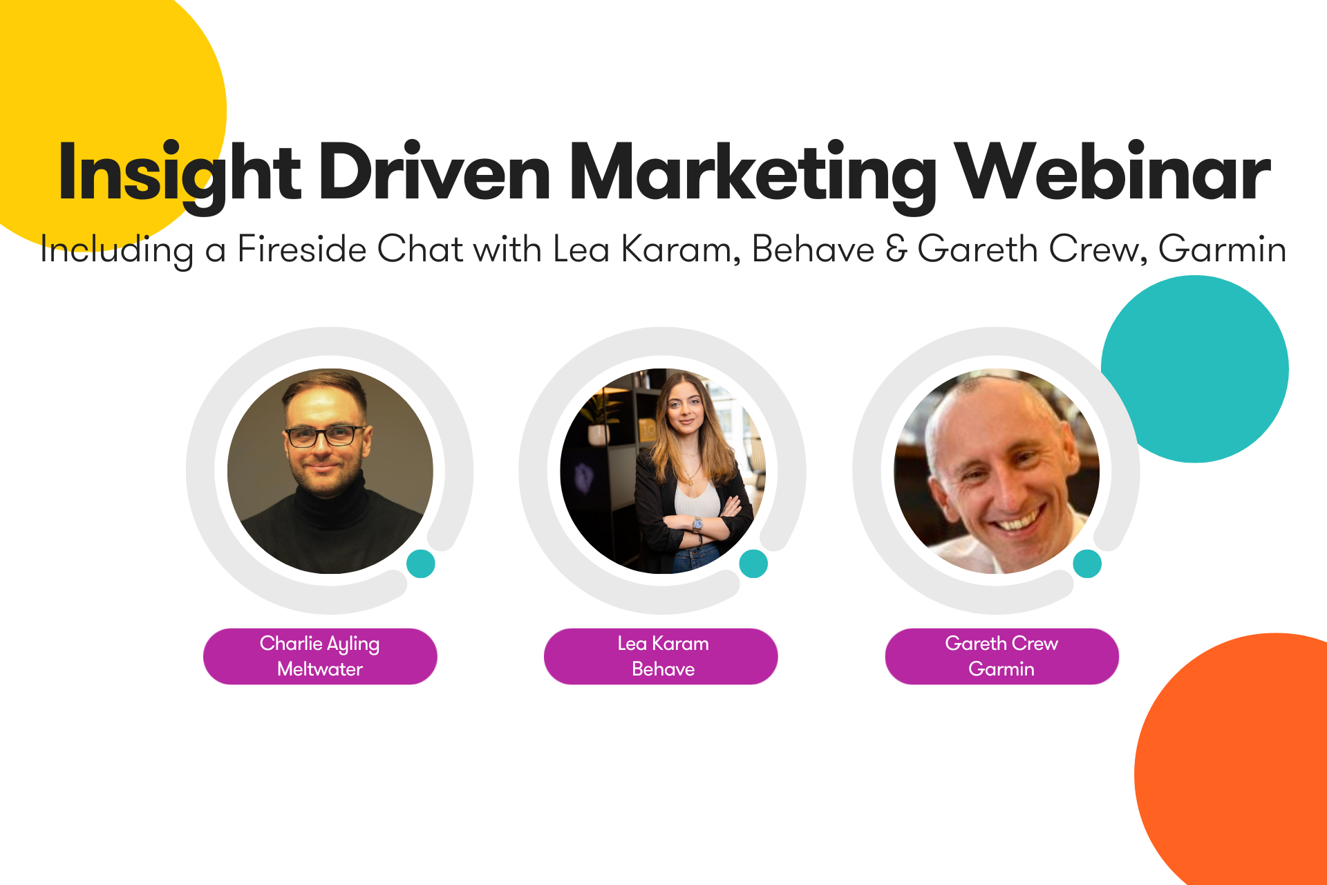 Insight Driven Marketing Webinar Banner