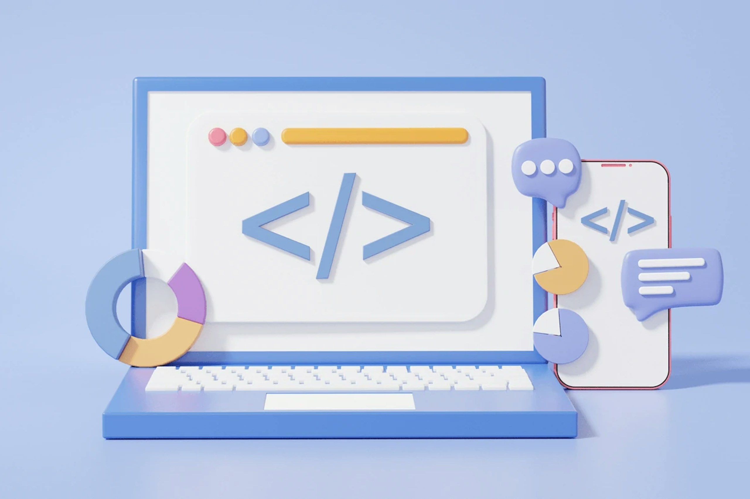 Illustration für einen Vergleich der besten Software, Plattformen und Tools für die Kundenerfahrung