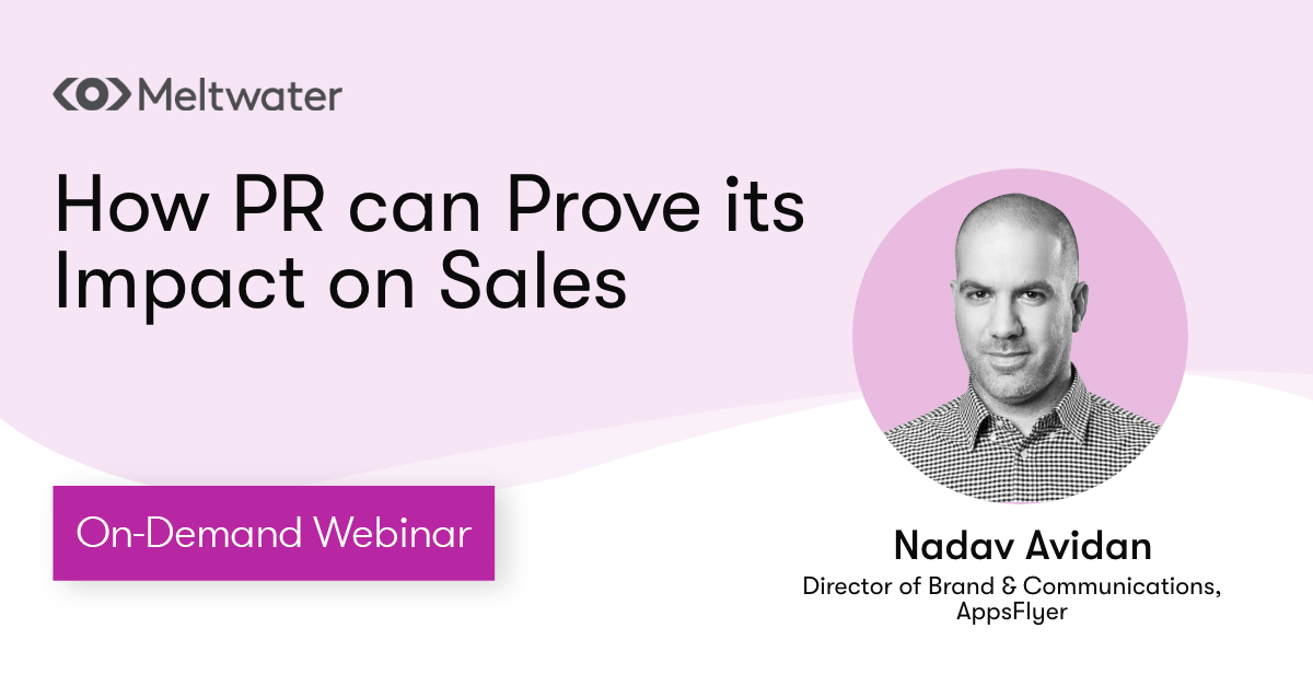 How PR can prove its impact on sales webinar banner