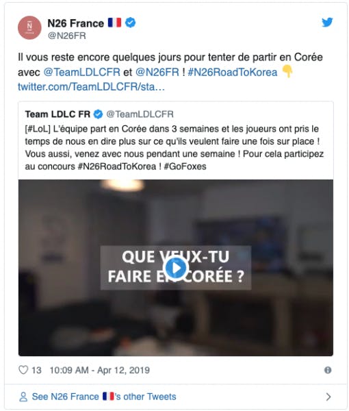 banque esport