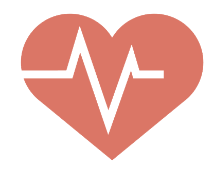 heart with beat ihn it icon heartbeat