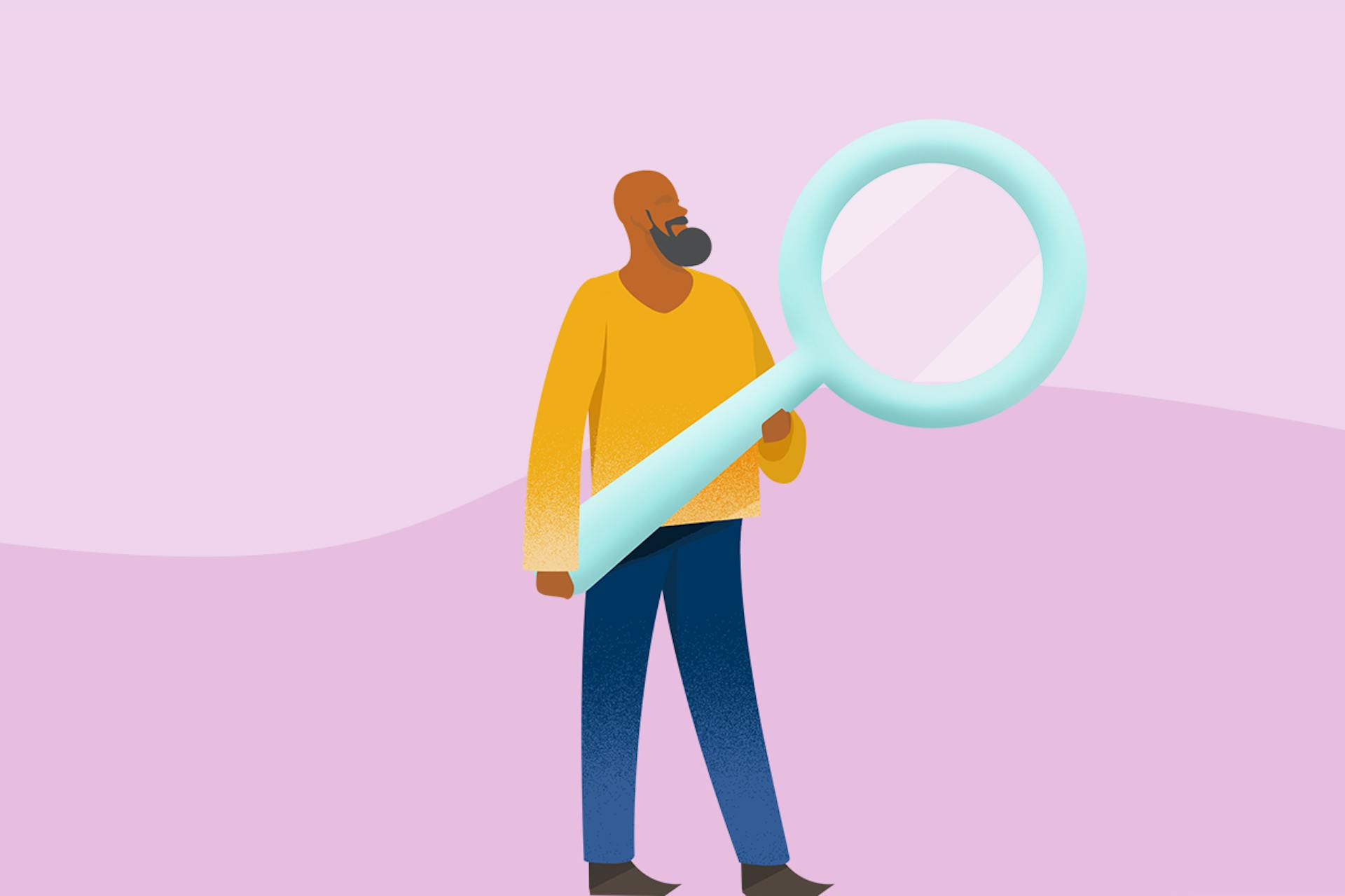 Looking for an alternative social media management solution? This image of a man holding a giant magnifying glass represents how monumental that search can feel. In this blog, we explore alternative social media solutions to Sprinklr.